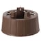 Gardenised Brown Plastic Christmas Tree Stand With Screw Fastener QI003953.BR - alternate 5
